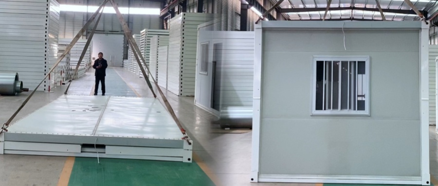 Foldable container house