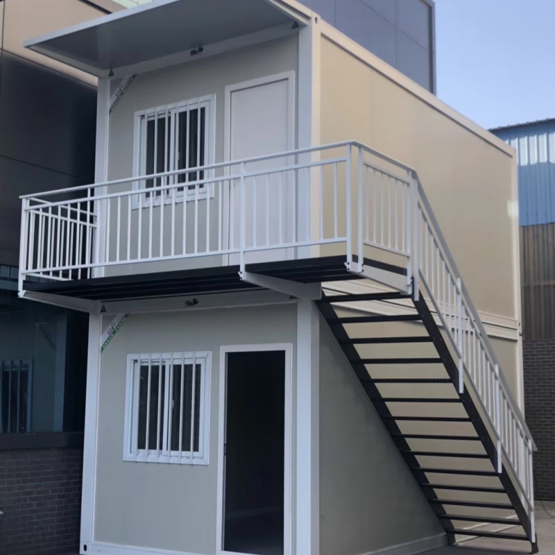 2-layers container movable house manufacture