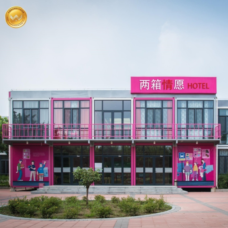 fast assemble container house hotel low cost